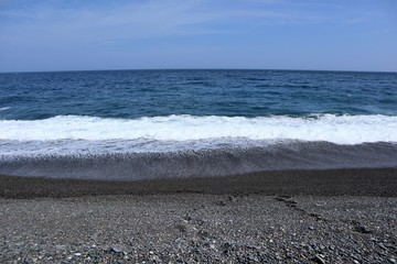夏の七里御浜海岸