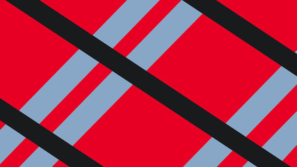 red background with black and grey stripes