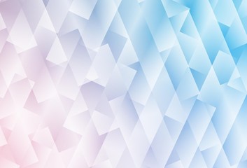 Obraz premium Light Pink, Blue vector layout with lines, rectangles.