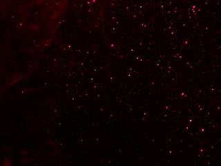 Image of the universe made with light effects