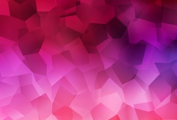Dark Purple, Pink vector pattern with random forms.