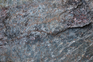 Nature of stone wall in Hong Kong mountain, construction texture detail.