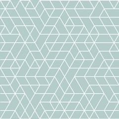 Seamless background for your designs. Modern vector light blue and white ornament. Geometric abstract pattern