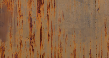 Grunge rusted metal texture, rust and oxidized metal background. Old metal iron panel