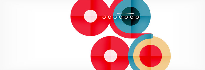 Circles and lines abstract background for covers, banners, flyers and posters and other templates