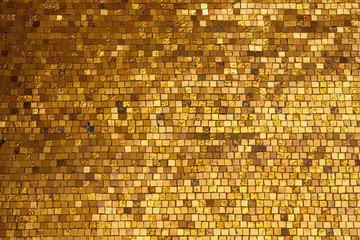 Golden mosaic background