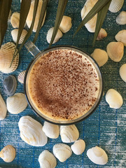 coffee and seashells