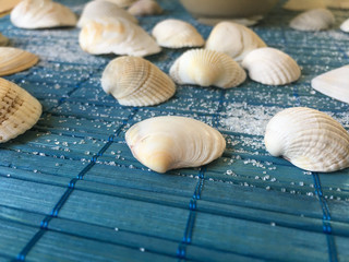 coffee and seashells