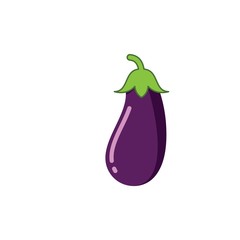 egg plant icon vetor illustration design