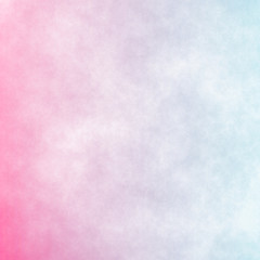 Gradient color pink and blue paper. Sky and cloud background.