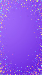 Festive comely confetti. Celebration stars. Colorf