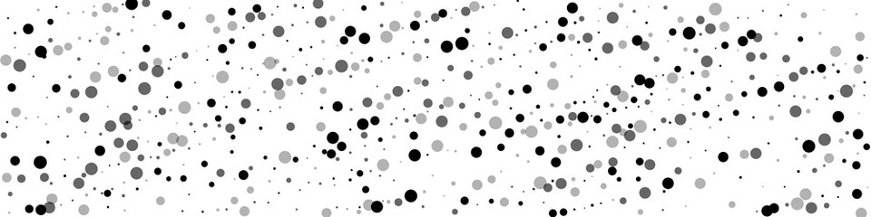 Scattered dense balck dots. Dark points dispersion