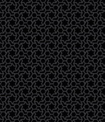 Seamless geometric pattern with stars