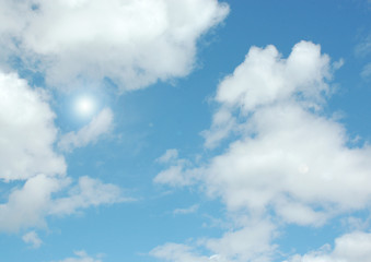Obraz premium Cloudy sky background