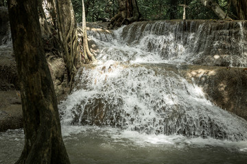 Photo of Mae Khamin Waterfall, Kanchanaburi, Thailand