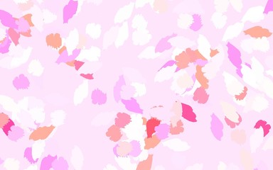 Light Pink, Yellow vector texture with abstract forms.