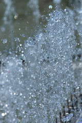 water jet fountain as background