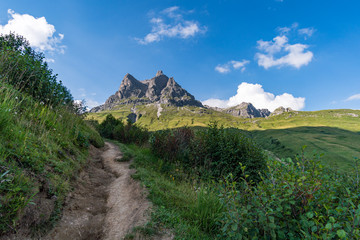 Sunset tour in the Kleinwalsertal Allgau Alps