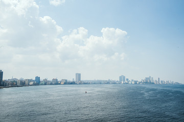 Sea view of Havana
