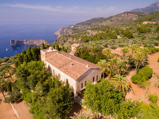 Fototapeta na wymiar Monasterio de Miramar,Valldemossa, Mallorca, balearic islands, Spain