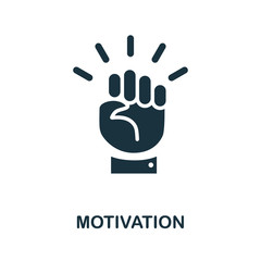 Motivation icon. Simple element from team building collection. Creative Motivation icon for web design, templates, infographics and more