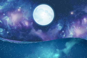 Mysterious cosmos background