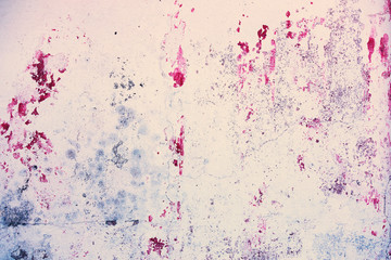 Old wall with several layers of paint