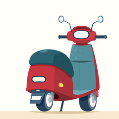 Trendy scooter from rear view © Rolling Stones