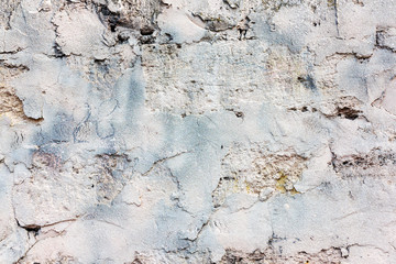 Old wall with several layers of paint