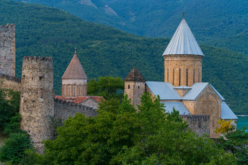 Fototapeta na wymiar Ananuri Castle Complex, Mtskheta-Mtianeti Region, Georgia, Middle East