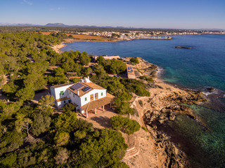 Fototapeta na wymiar punta Plana, s'Estelella, llucmajor, Mallorca, balearic islands, Spain