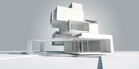 Fototapeta na wymiar Architecture model