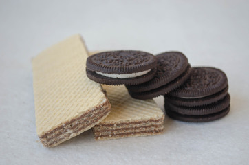 cookies with chocolate