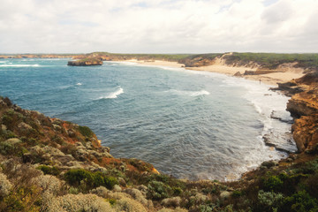 rough coast at the Great Ocean Road Australia