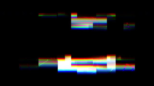 Glitch transitions for Logo Reveals .Glitch animation transition. Digital pixel noise glitch art effect 