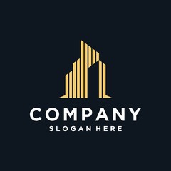 Logo inspiration: building logos, elegant construction