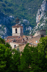 Quinson Village, Gorges du Verdon Natural Park, Alpes Haute Provence, France, Europe