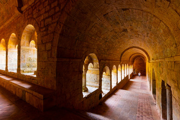 Le Thoronet Abbey, L'Abbaye du Thoronet, Var Department, Cistercian Architecture, Provence, France,...