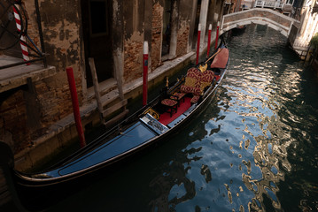 Fototapeta na wymiar gondola in venice