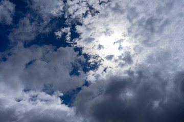 Fototapeta premium blue sky with clouds