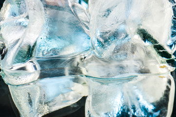 Nostalgic but energetic photograpies of ice cubes. 