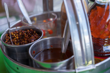 spices in a glass jar