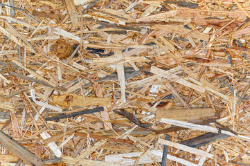 Wood texture. Oriented strand board, OSB. Building material.