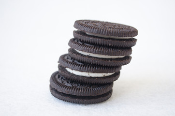 Fototapeta na wymiar stack of cookies