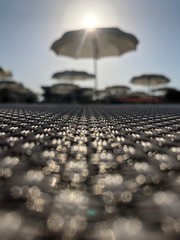 Fototapeta premium umbrellas on the beach