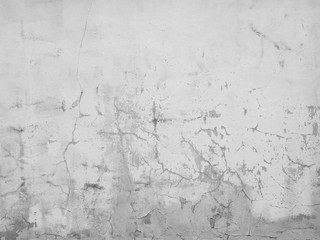 old white concrete wall with crack texture