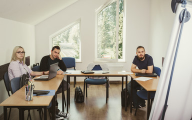 Group of students in class