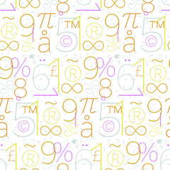 Bright colors of seamless pattern.