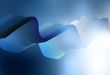 Light BLUE vector blurred pattern.