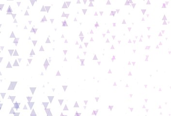Fototapeta na wymiar Light Purple, Pink vector pattern with polygonal style.
